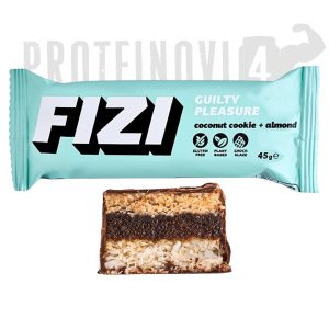 Fizi Guilty Pleasure choco bar coconut cookie + almond 45gr