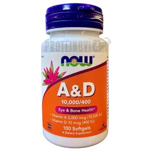 NOW Vitamin A and D 10000/400 IU 100caps