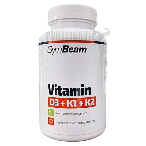 GymBeam Vitamin D3+K1+K2 120Softgels