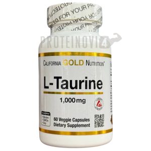 California Gold L-Taurine 1000mg 60VegCaps