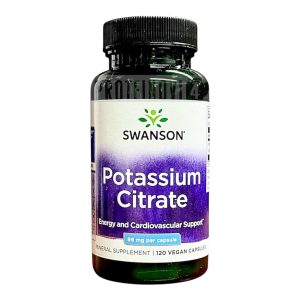 Swanson Potassium Citrate 99mg 120VegCaps