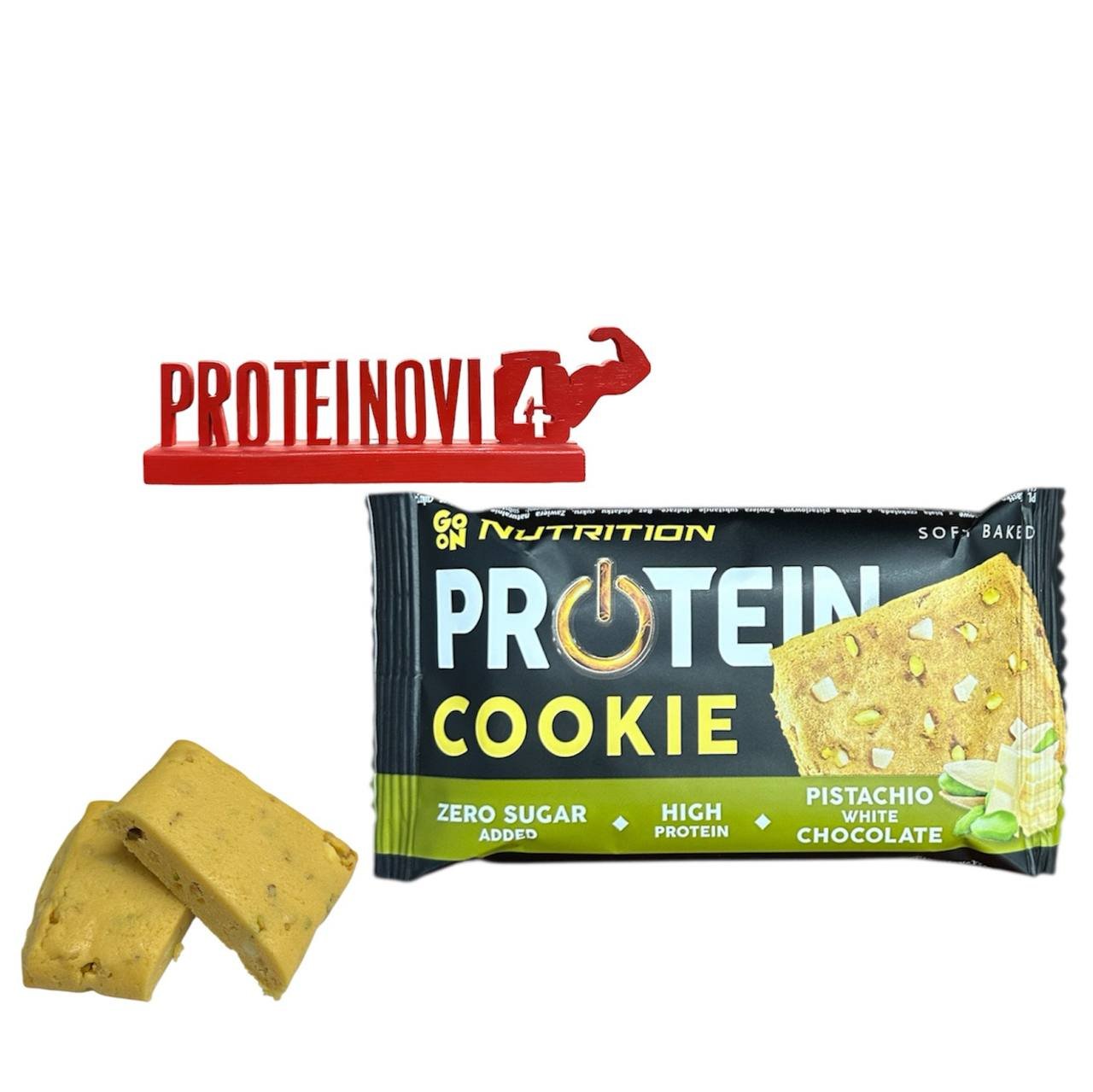 Go On Protein Cookie Pistachio White Chocolate 50g