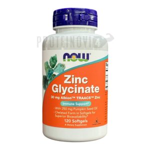 NOW Zinc Glycinate 30mg TRAACS 120Softgels