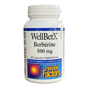 Natural Factors WellBetX Berberine 500mg 60vcaps