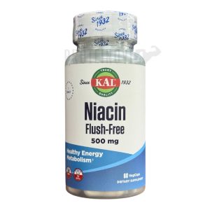 KAL Niacin Flush-Free 500mg 60VegCaps