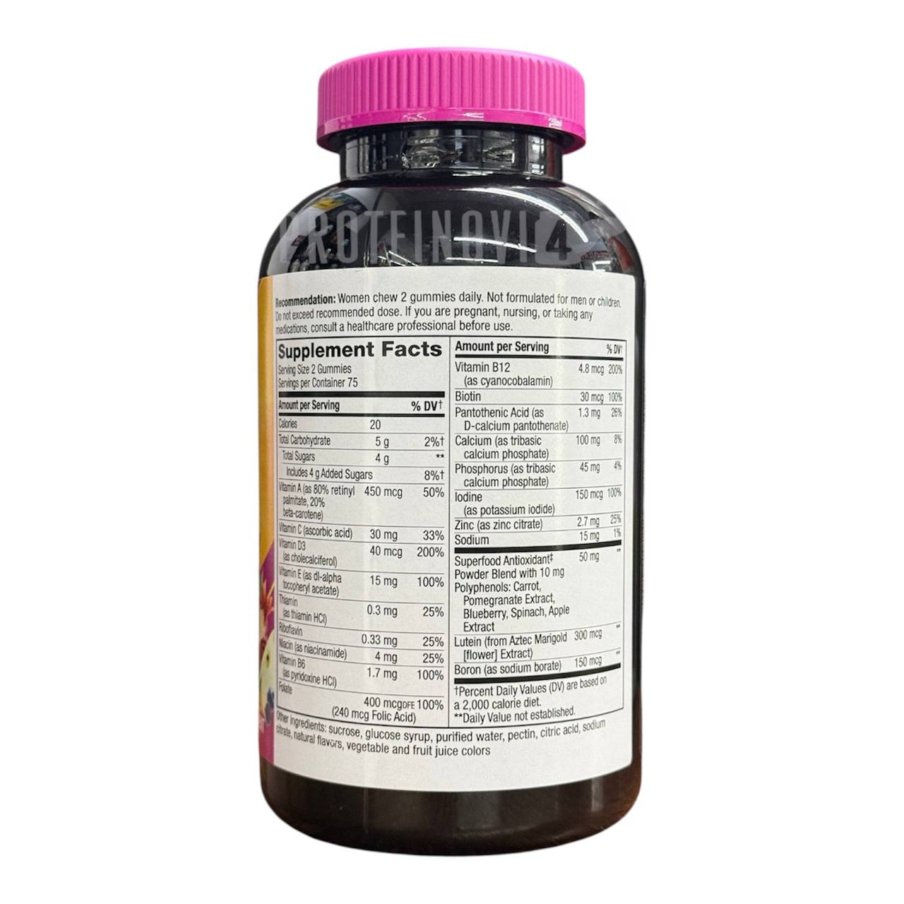 Natures Way Alive Womens 50+ Multivitamin 150gummies