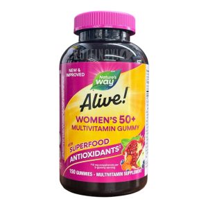 Natures Way Alive Womens 50+ Multivitamin 150gummies