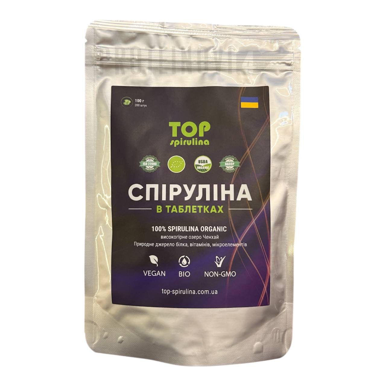 Top Spirulina Спіруліна в таблетках 200таб