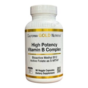 California Gold High Potency Vitamin B Complex 90VegCaps