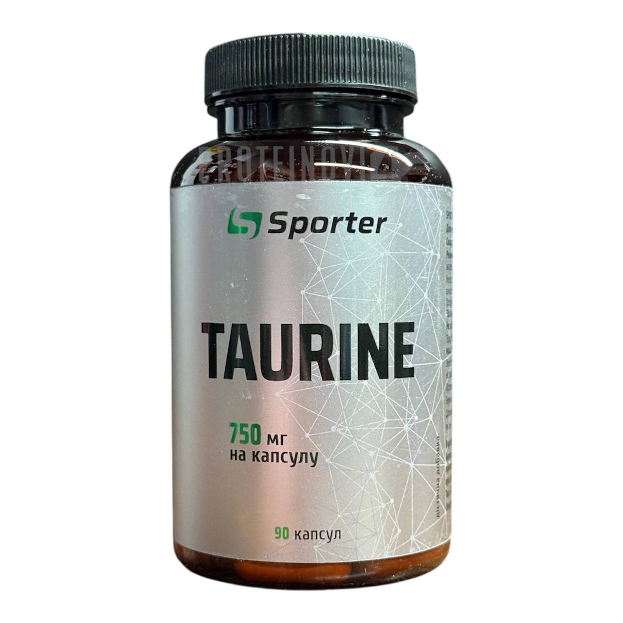 Sporter Taurine 750mg 90Caps