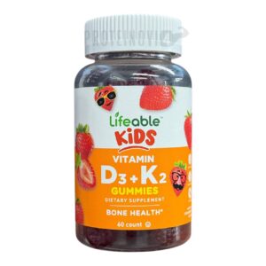 Lifeable Kids Vitamin D3+K2 60Gummies