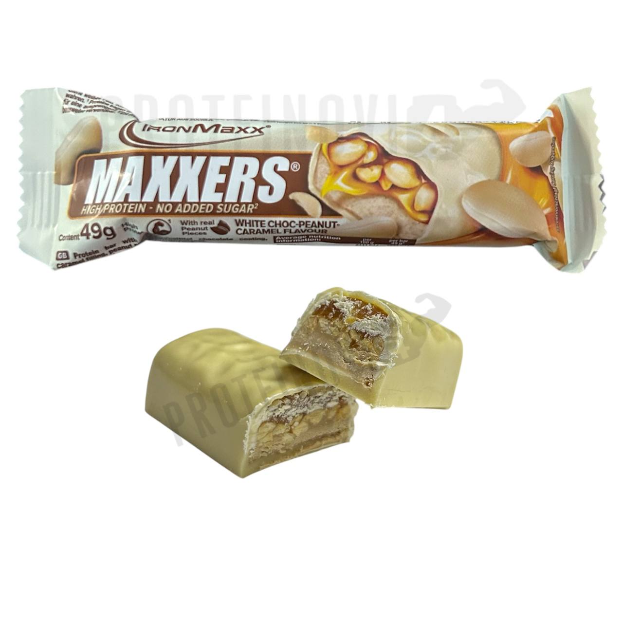 IronMaxx Maxxers White Choc-Peanut-Caramel 49g