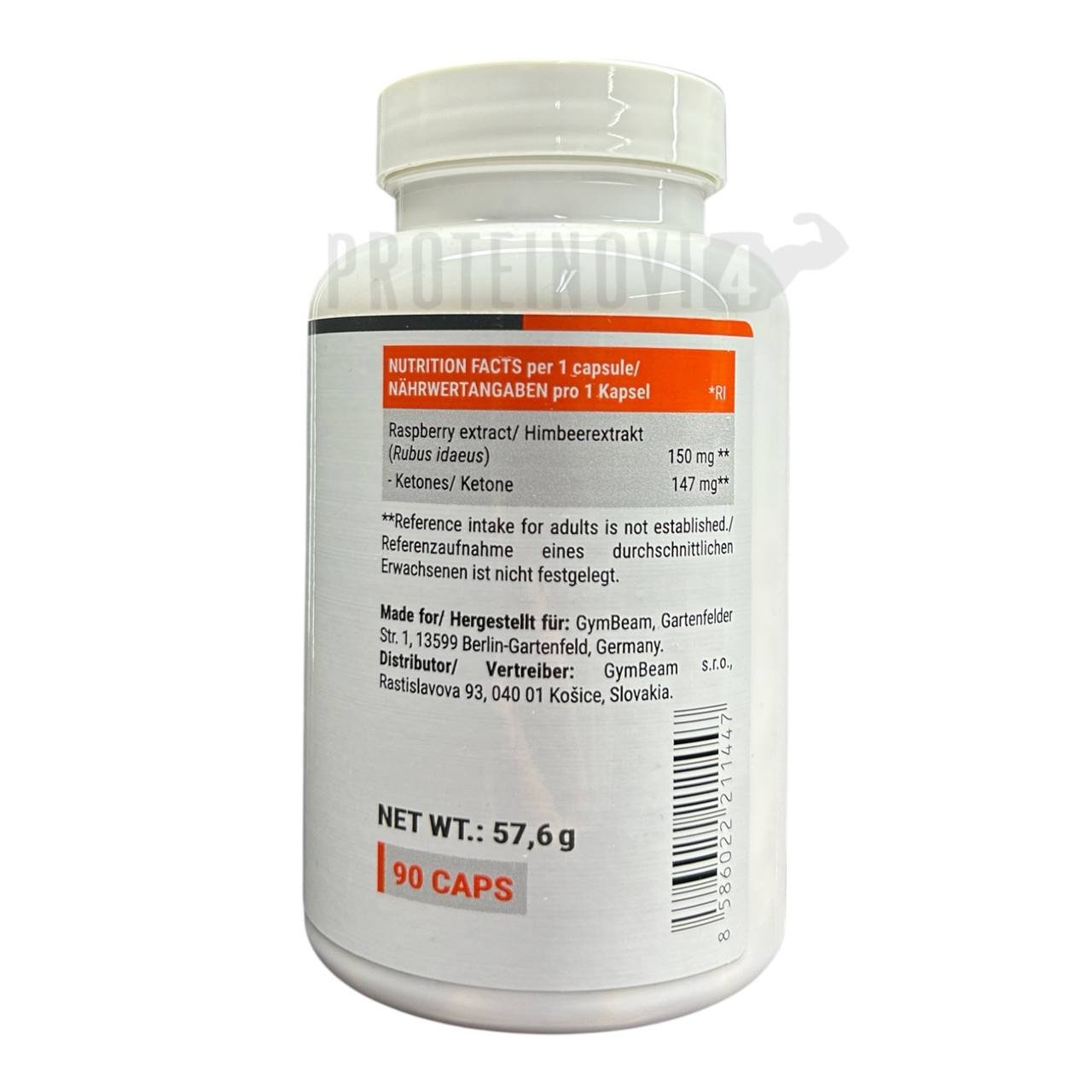 GymBeam Raspberry Ketones 90caps