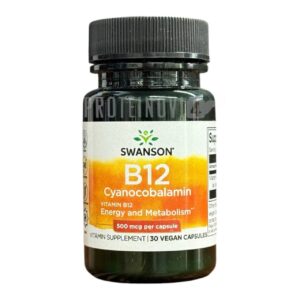 Swanson B12 Cyanocobalamin 500mcg 30VegCaps
