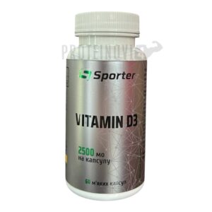 Sporter Vitamin D3 2500IU 60Softgels