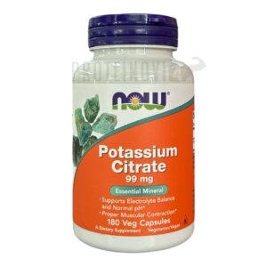 NOW Potassium Citrate 99mg 180VegCaps