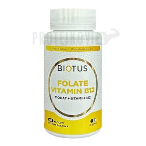 BIOTUS Folate&Vitamin B12 60Caps