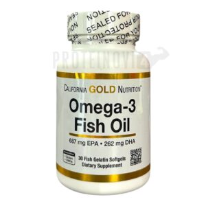 California Gold Omega-3 Fish Oil 30FishGelatinSoftgels