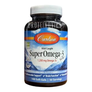 Carlson Wild Caught Super Omega-3 100Softgels