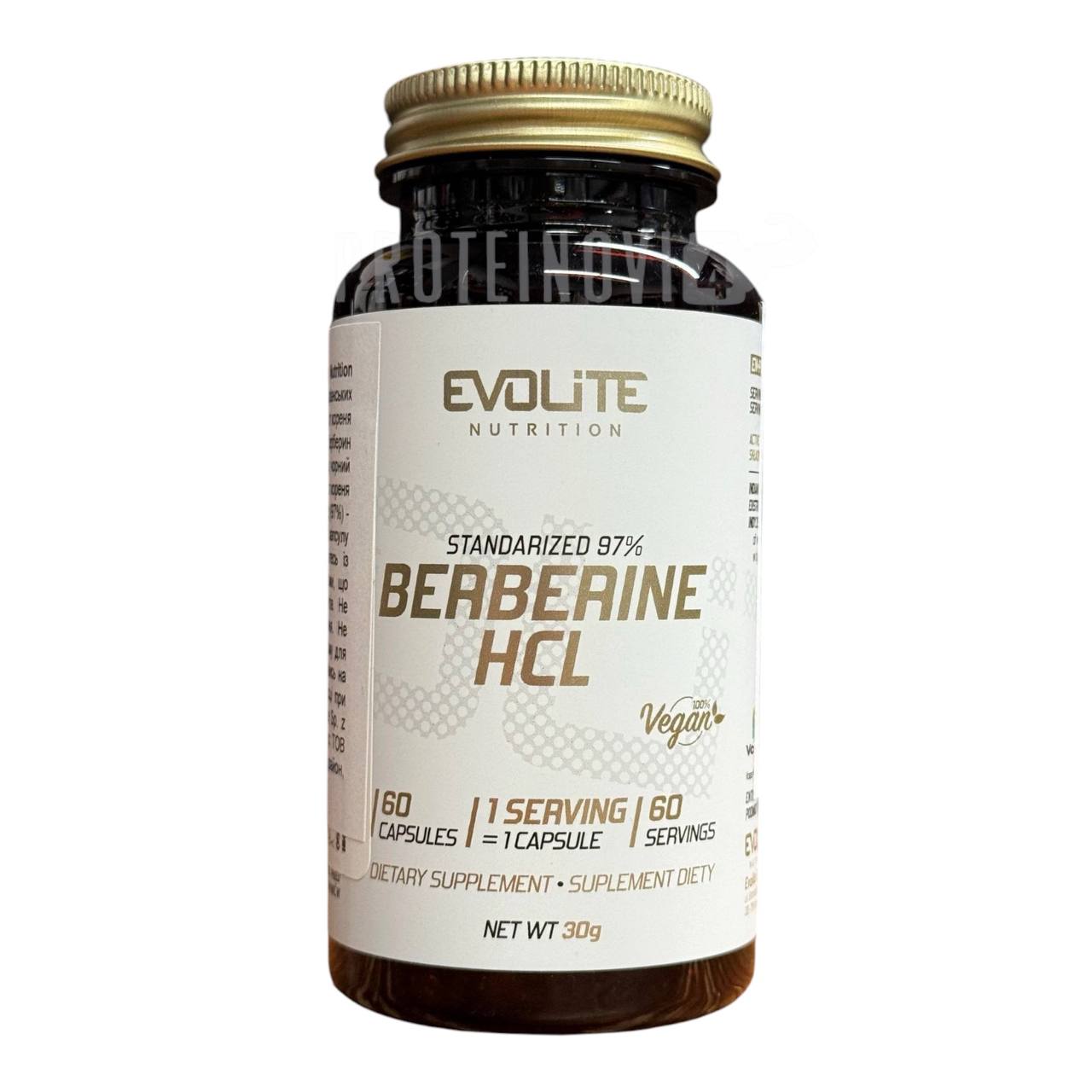 Evolite Nutrition Berberine HCL 400mg 60Caps