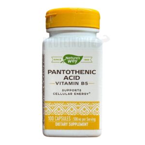 Natures Way Pantothenic Acid Vitamin B5 100Caps