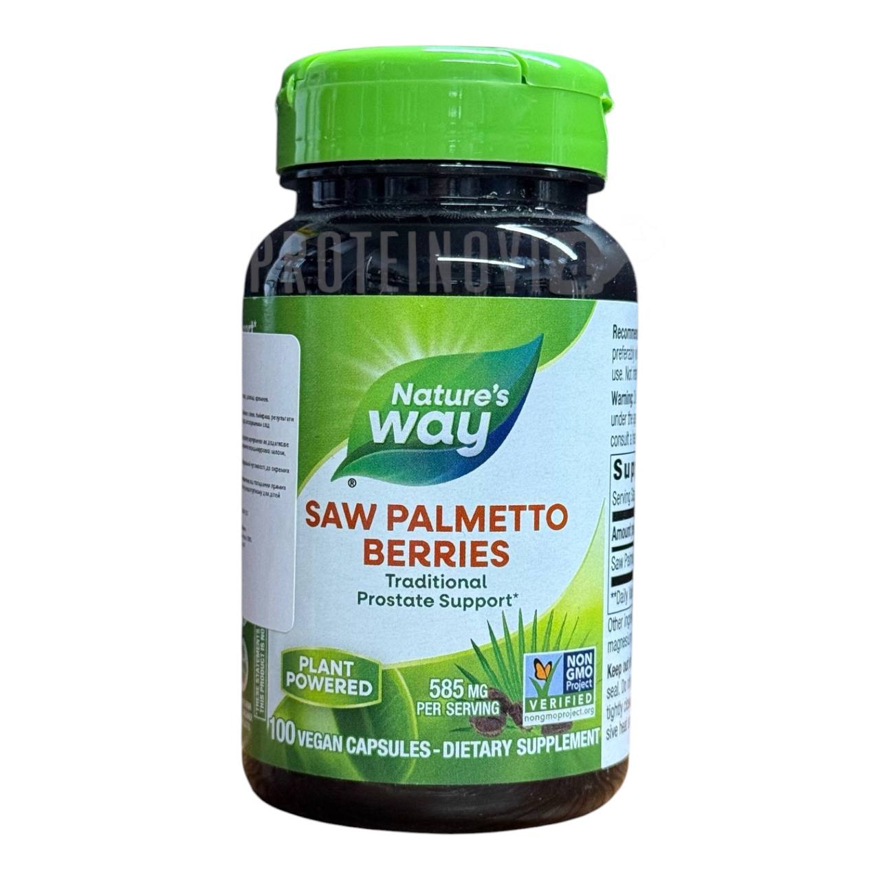 Natures Way Saw Palmetto Berries 585mg 100VegCaps