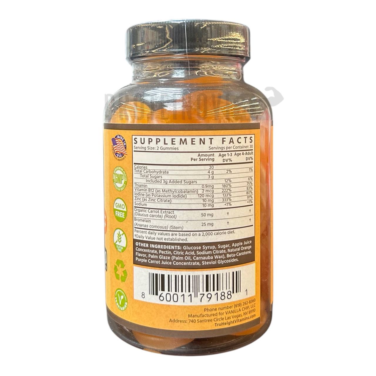 TruHeight Kids Appetite Booster 60Gummies