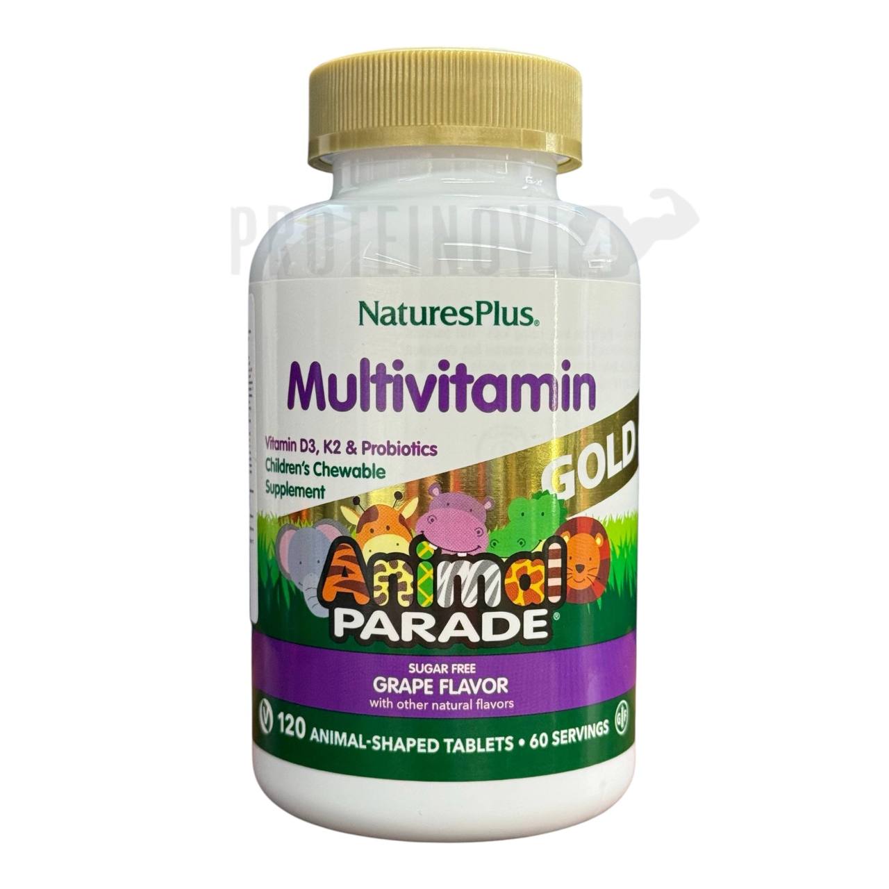 Natures Plus Animal Parade Multivitamin Gold 120Tabs
