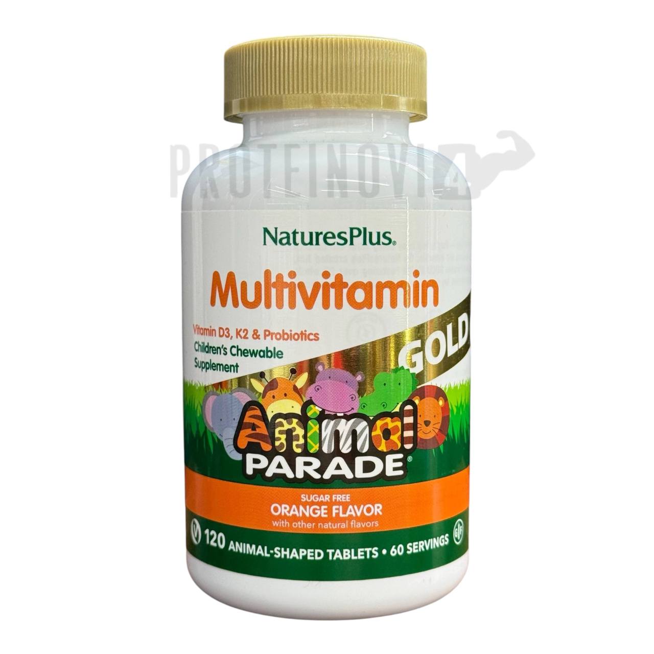 Natures Plus Animal Parade Multivitamin Gold 120Tabs