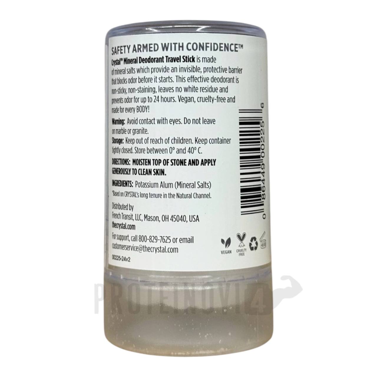 Crystal Mineral Deodorant Stick Unscented 40g