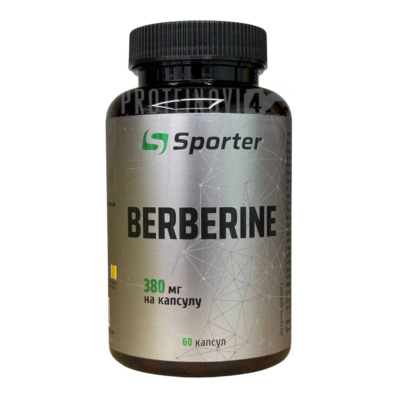 Sporter Berberine 380mg 60Caps
