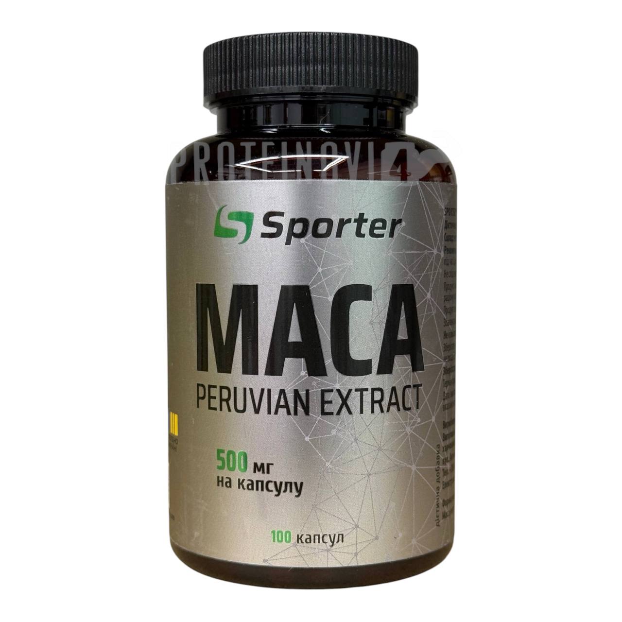 Sporter Maca Peruvian Extract 500mg 100Caps