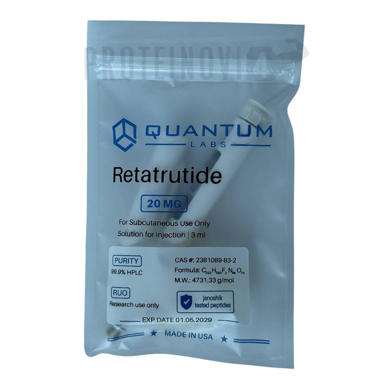 Quantum Labs Retatrutide Pen 20mg/3ml