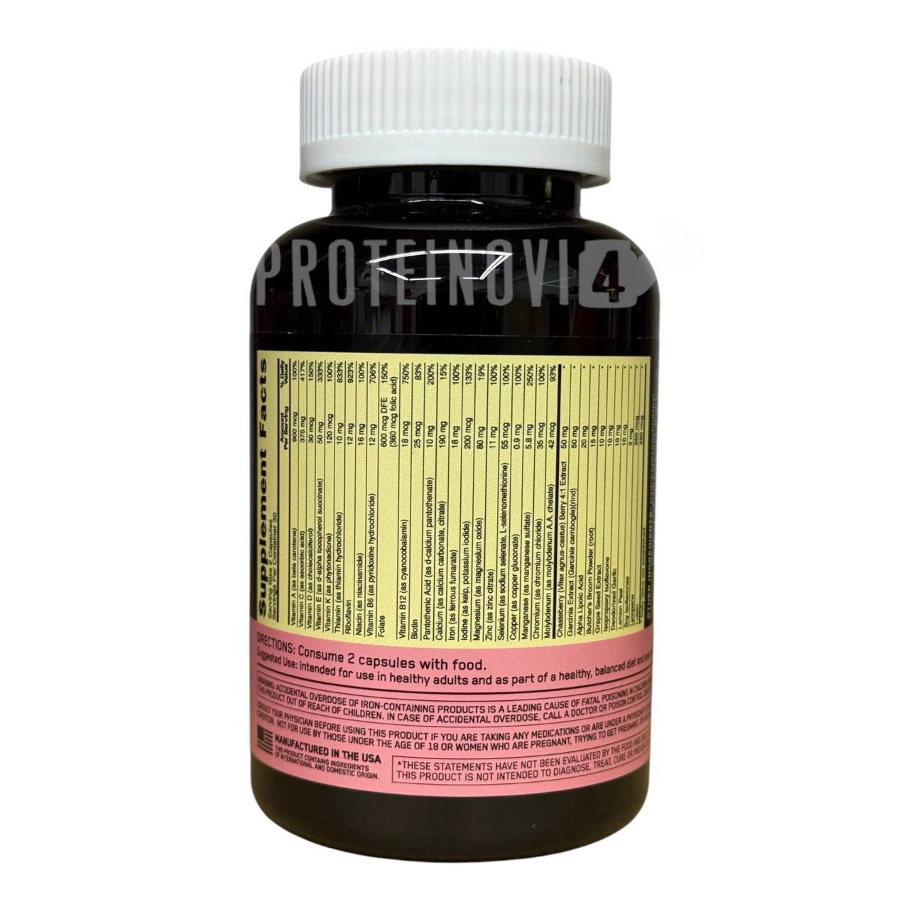 Optimum Nutrition Opti-Women USA 60Caps