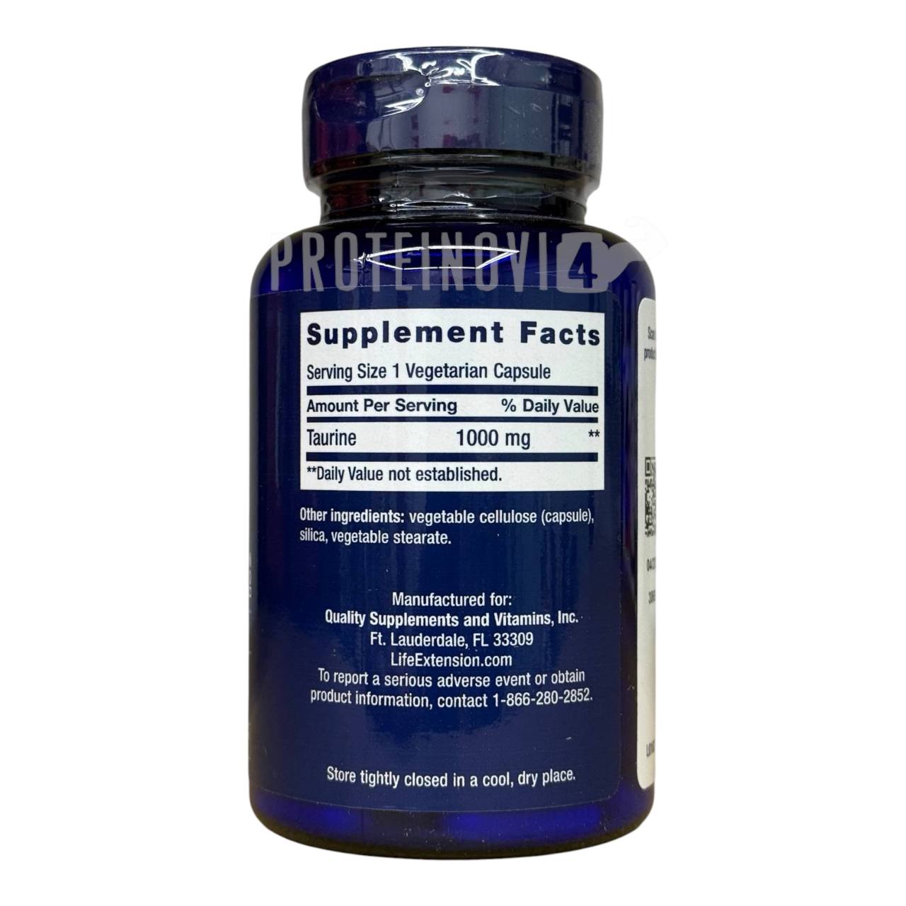 Life Extension Taurine 1000mg 90VegCaps