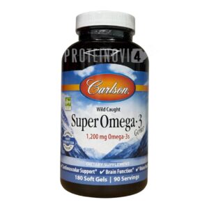 Carlson Wild Caught Super Omega-3 180Softgels
