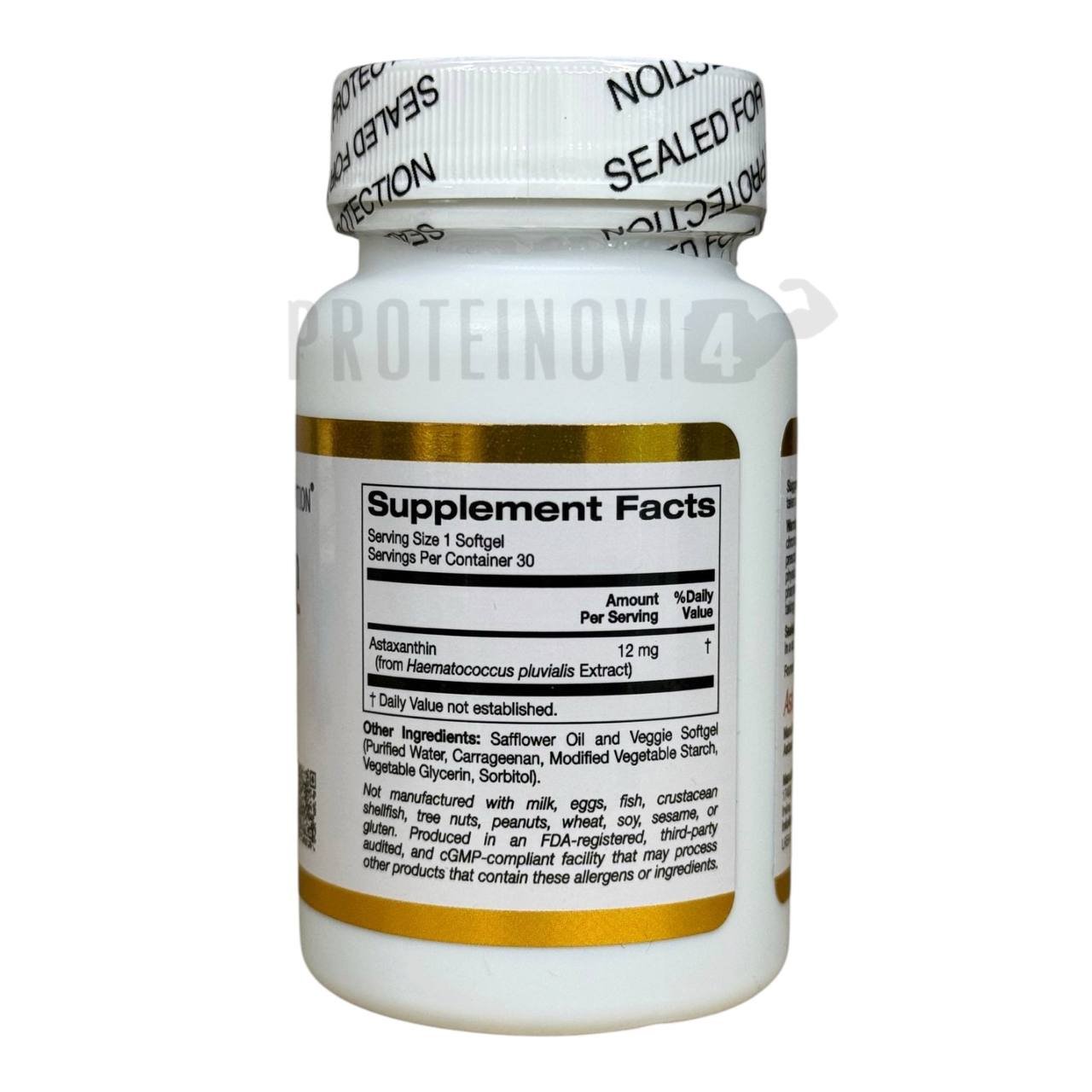 California Gold Astaxanthin 12mg 30VegCaps