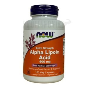NOW Extra Strength Alpha Lipoic Acid 600mg 120VegCaps