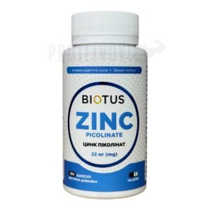 BIOTUS Zinc Picolinate 22mg 100Caps