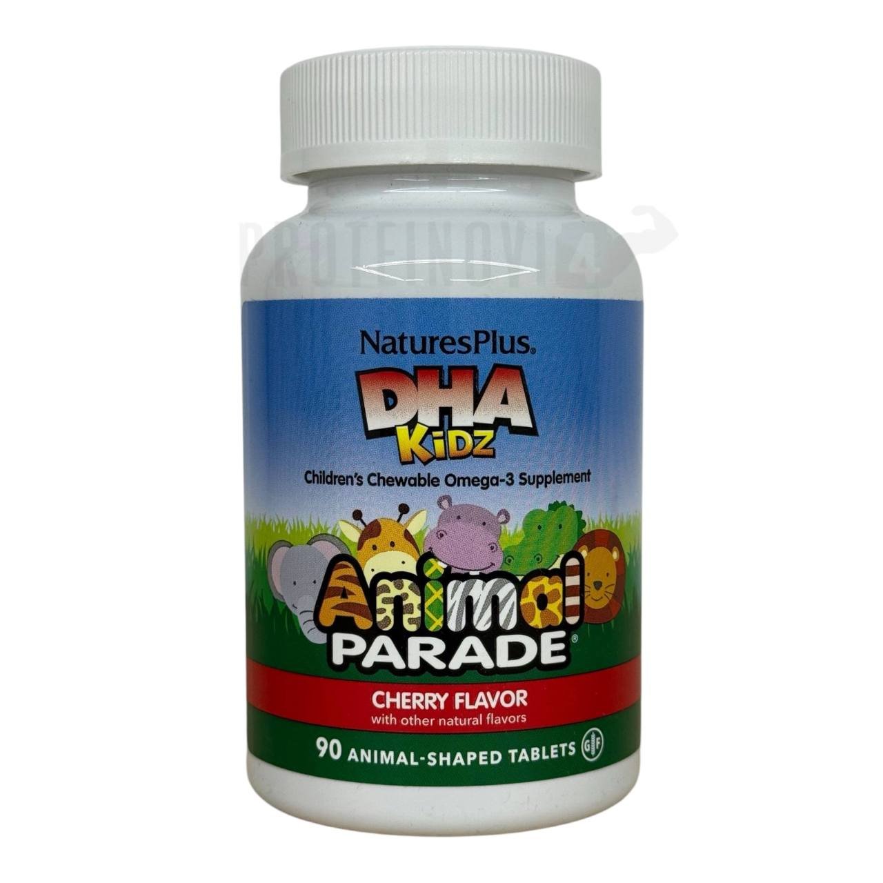 Natures Plus Kids Chewable DHA Omega 3 Cherry 90Tabs