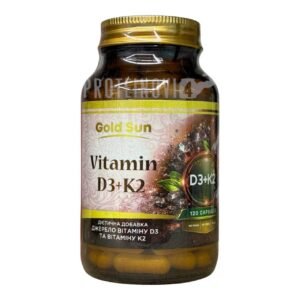 Gold Sun Vitamin D3+K2 120Caps