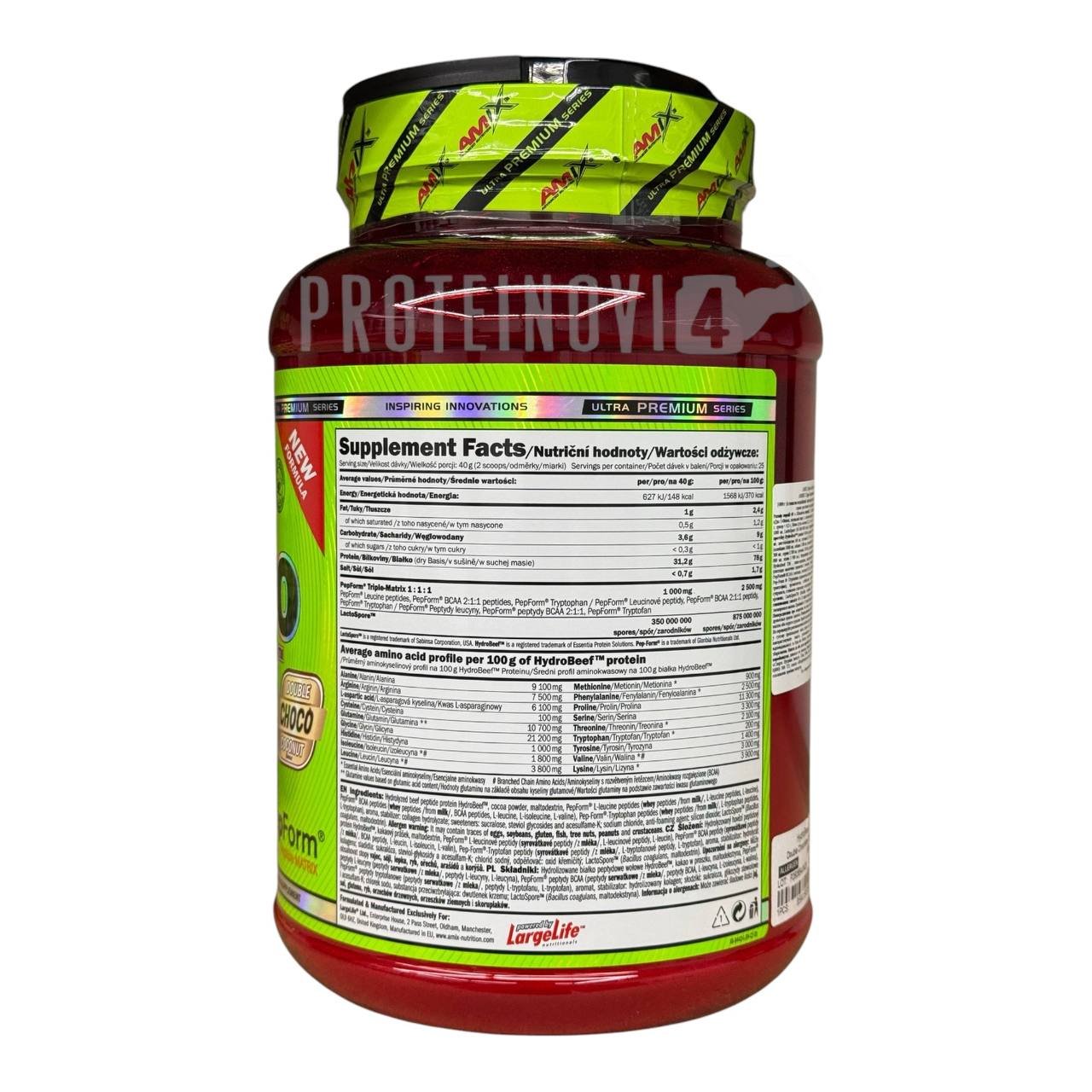 Amix HydroBeef High Class Proteins 1000g