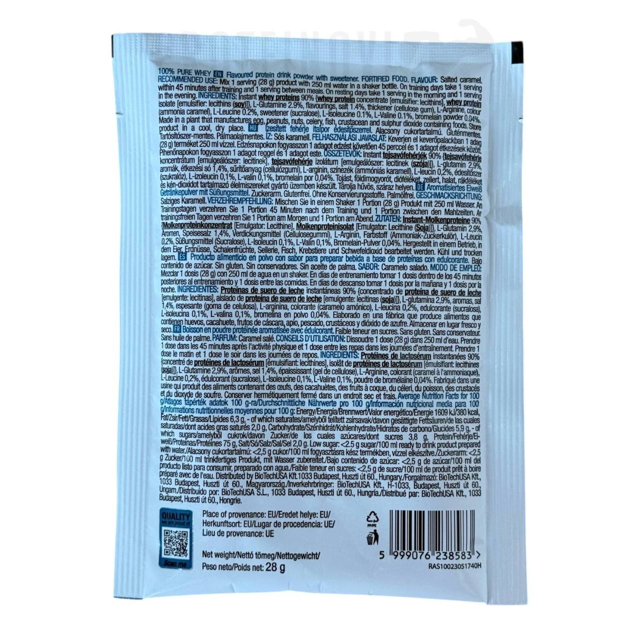 Biotech Pure Whey 28gr пробник