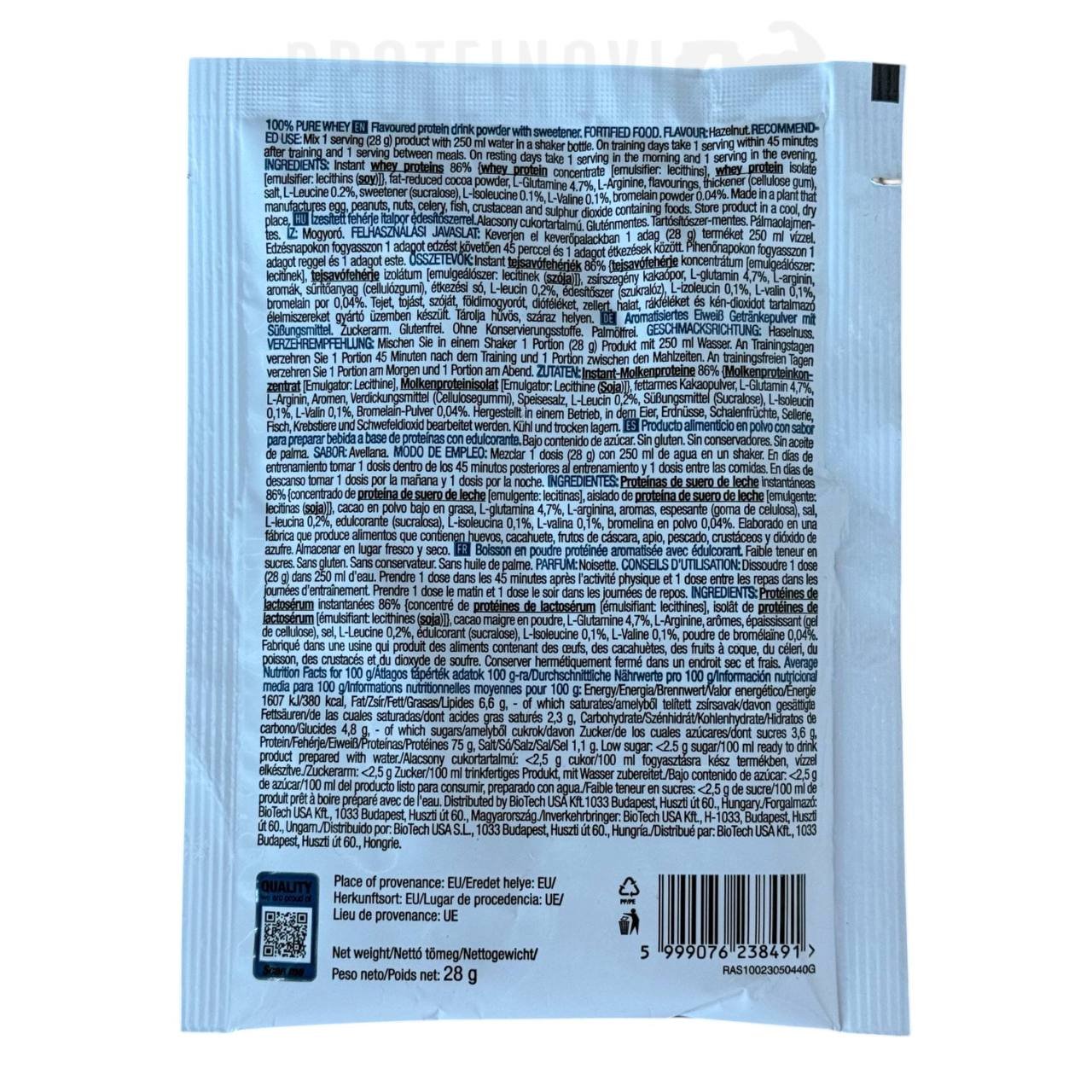 Biotech Pure Whey 28gr пробник