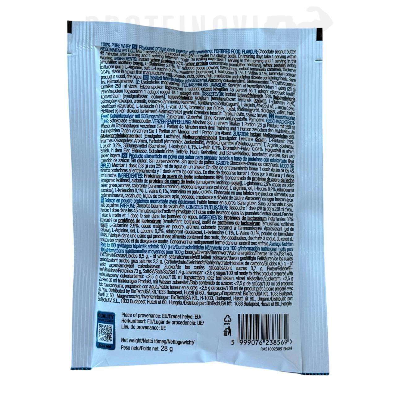 Biotech Pure Whey 28gr пробник
