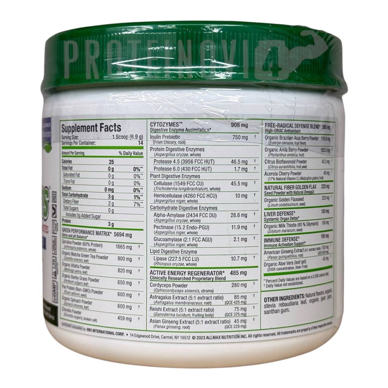 AllMAX CytoGreens 125g