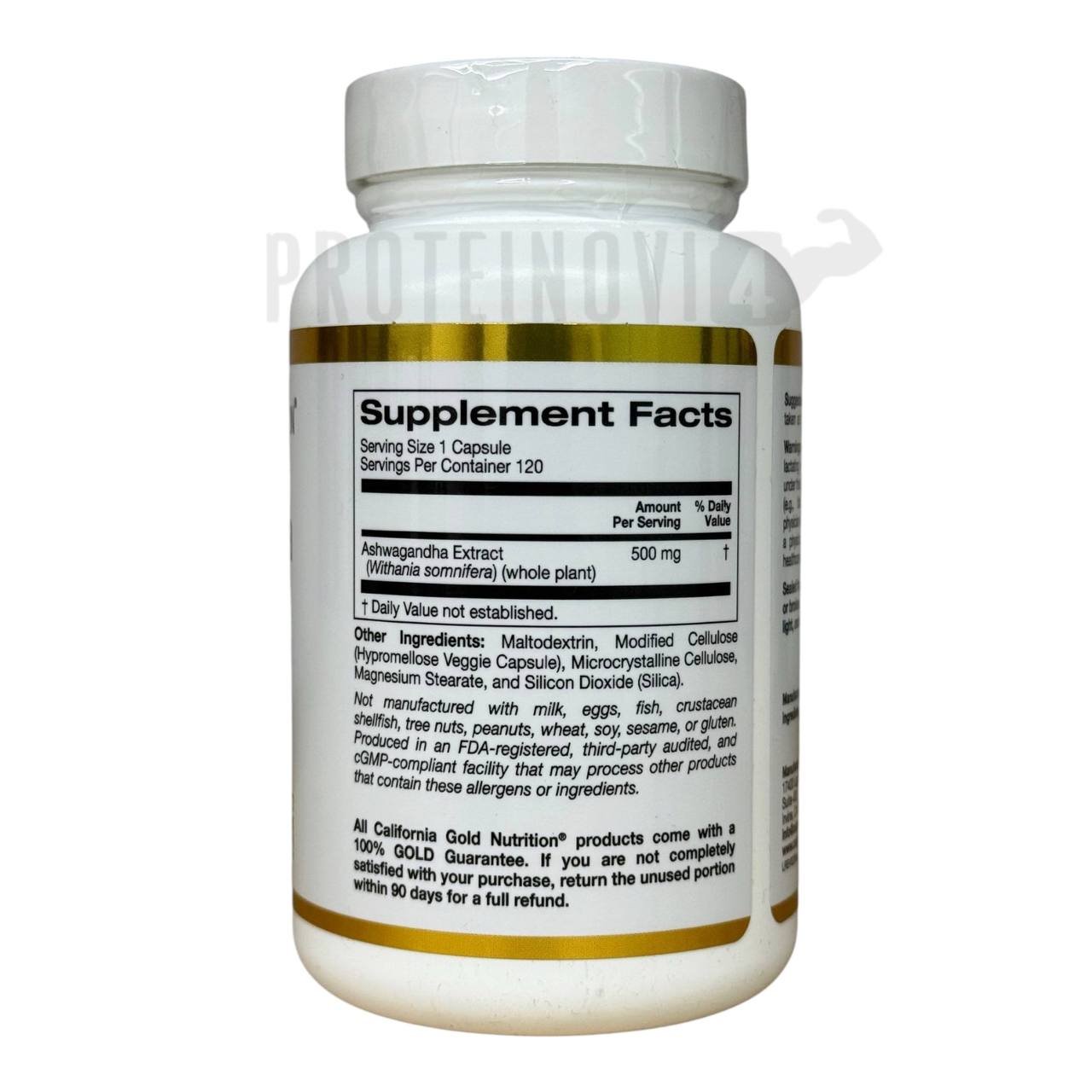California Gold Ashwagandha Extract 500mg 120VegCaps