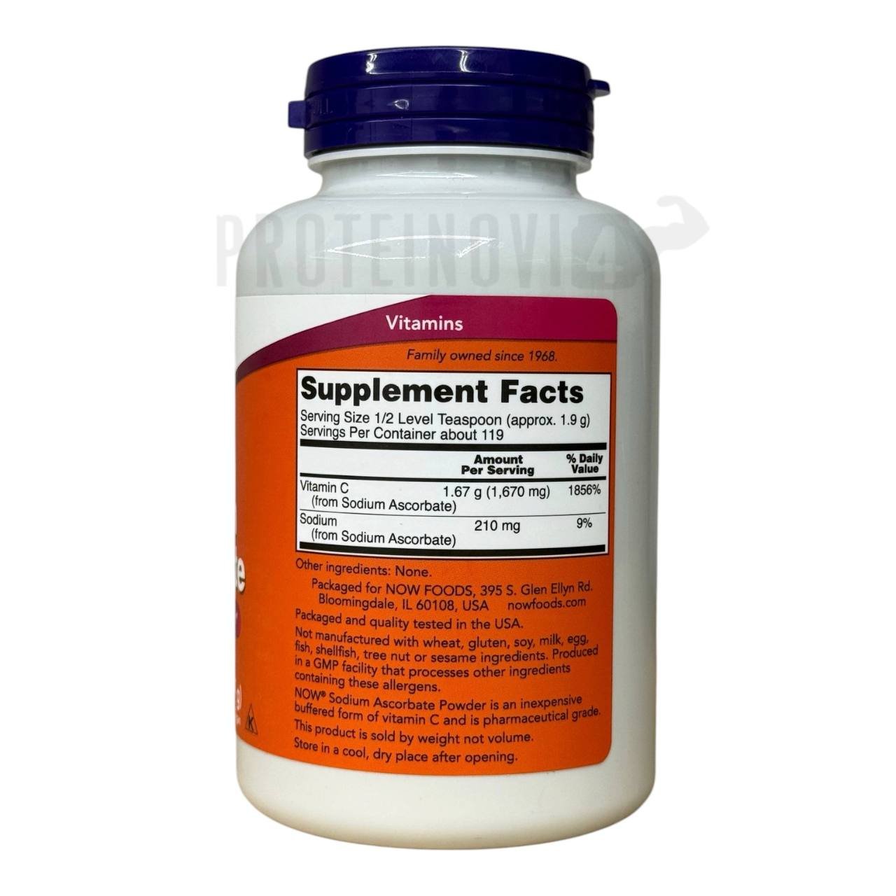 Now Sodium Ascorbate 227g