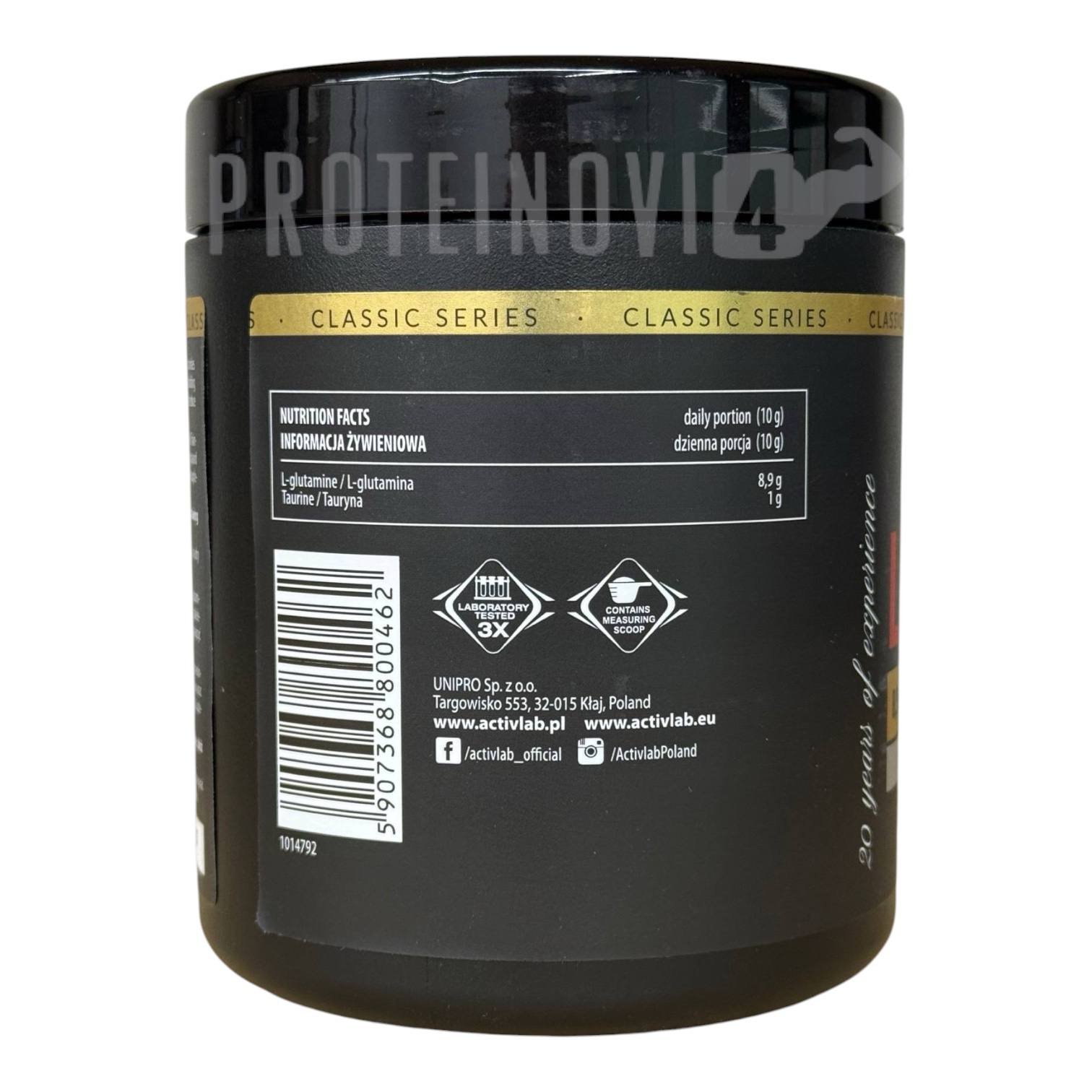 ActivLab L-Glutamine 8.9g L-Glutamine 300g