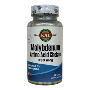KAL Molybdenum Amino Acid Chelate 250mcg 100Tabs